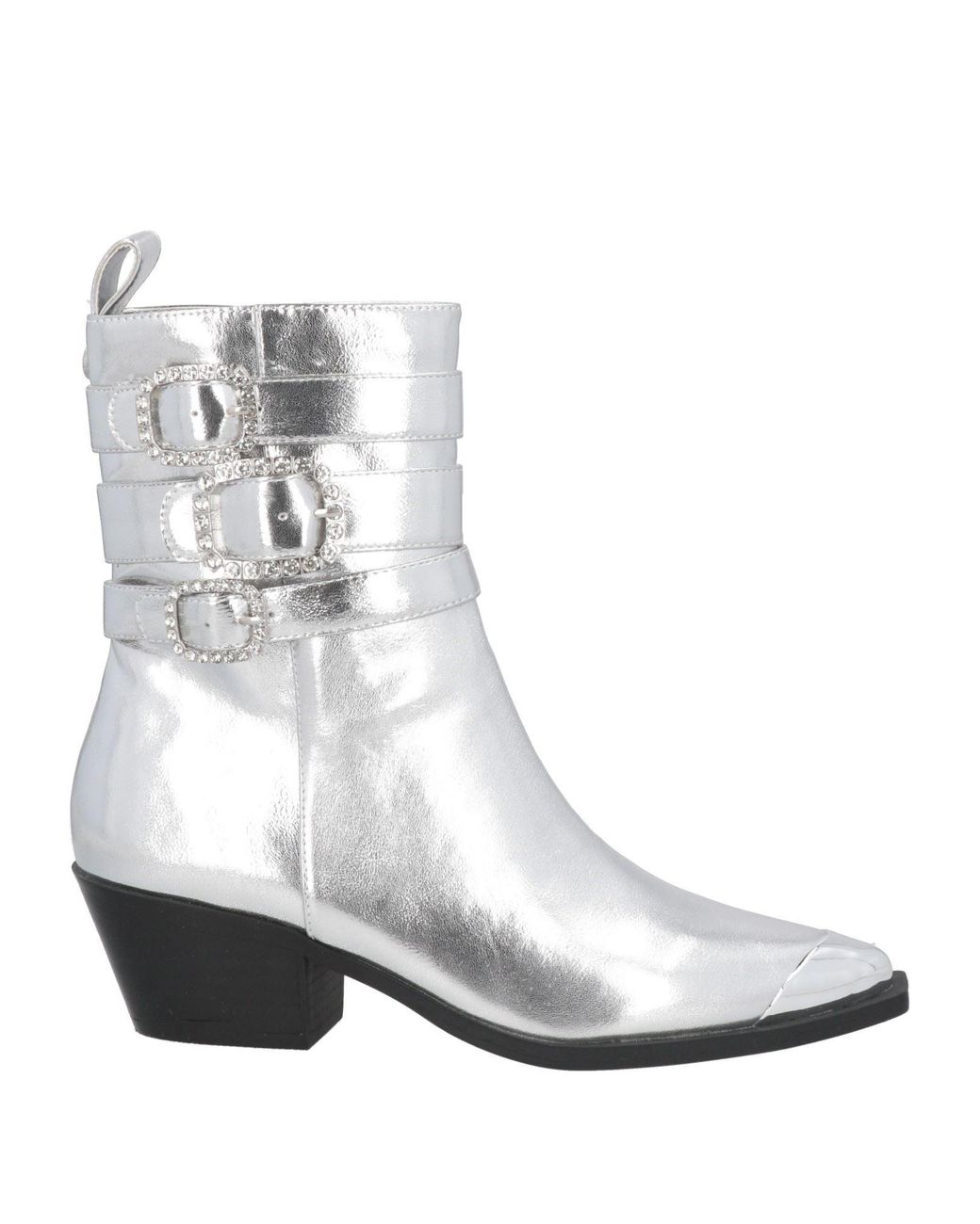 Steve Madden White Ankle Boots