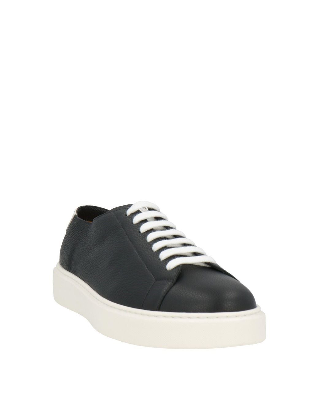 Doucal's Black Sneakers Leather for men