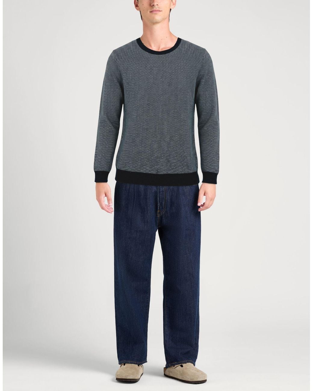 Boss Blue Sweaters for men