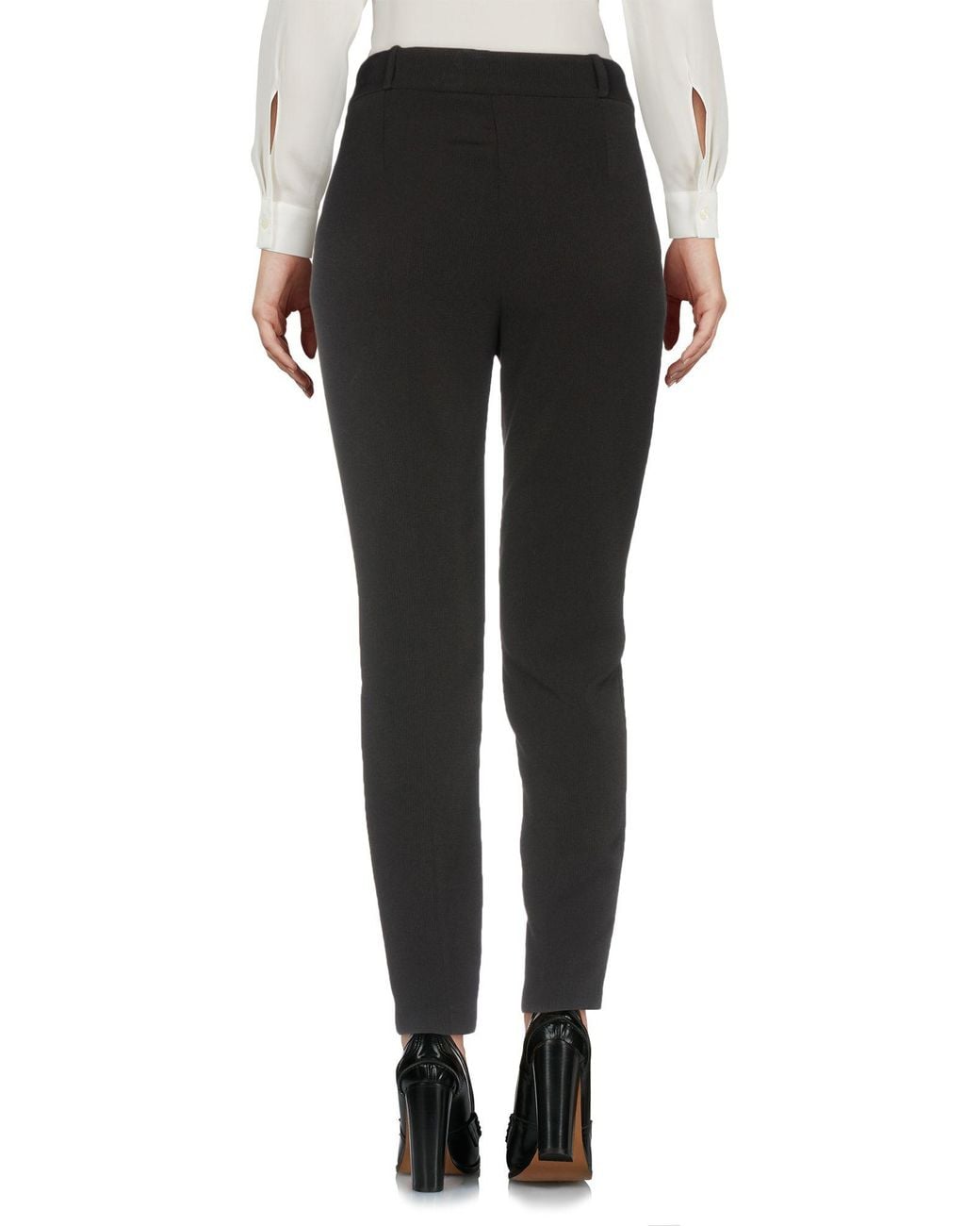 Manila Grace Black Pants Polyester, Elastane