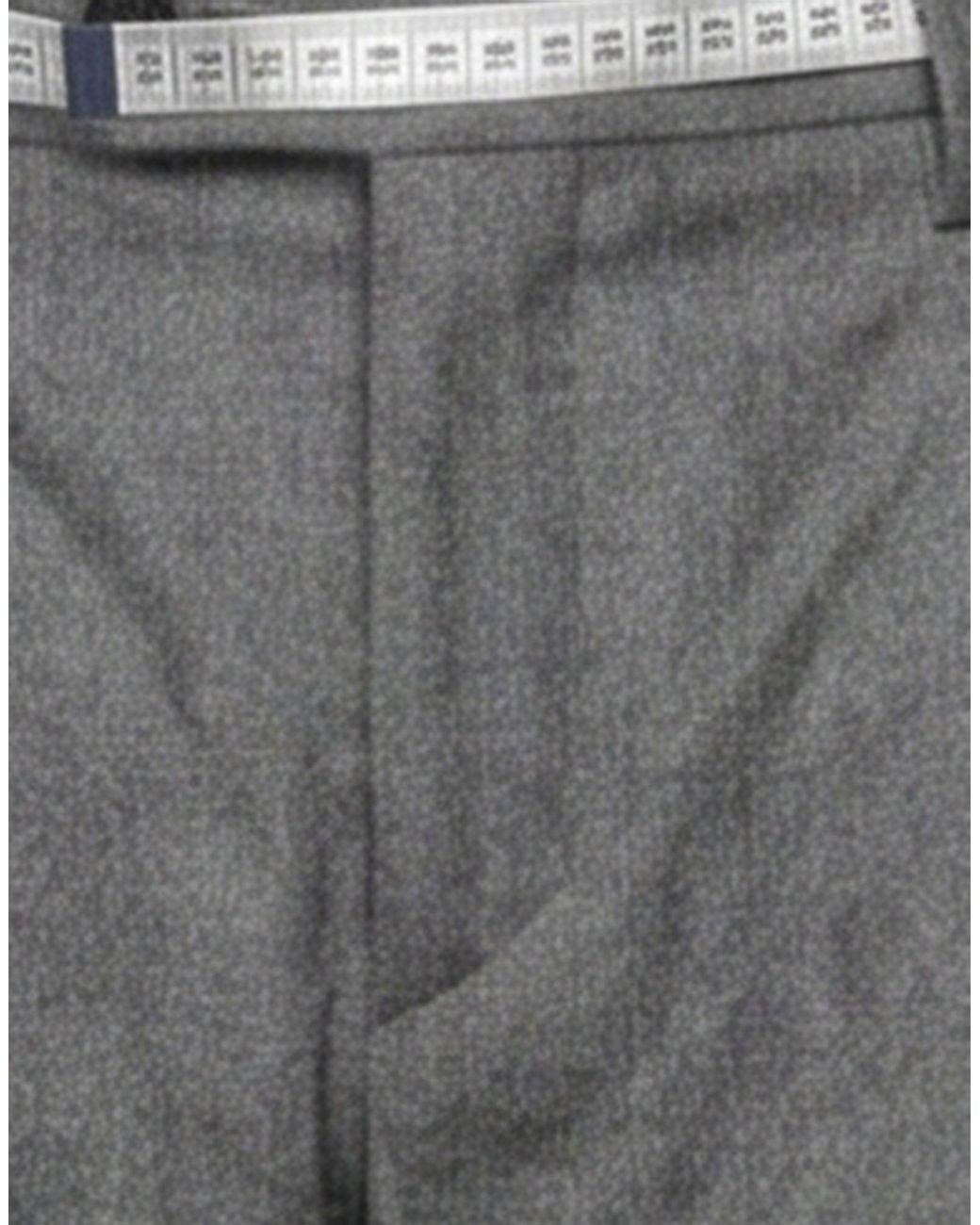 Teleria Zed Gray Pants Virgin Wool, Elastane for men