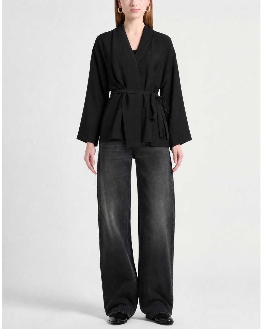 ViCOLO Black Blazer Viscose, Nylon