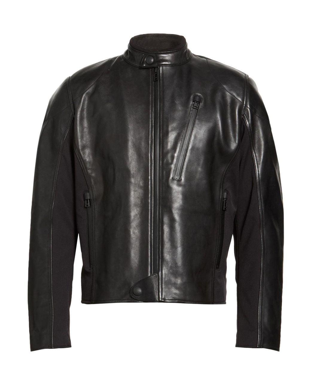 Belstaff Black Jacket Cow Leather for men