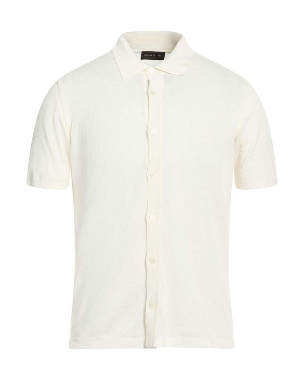 Polo Roberto Collina de hombre de color White