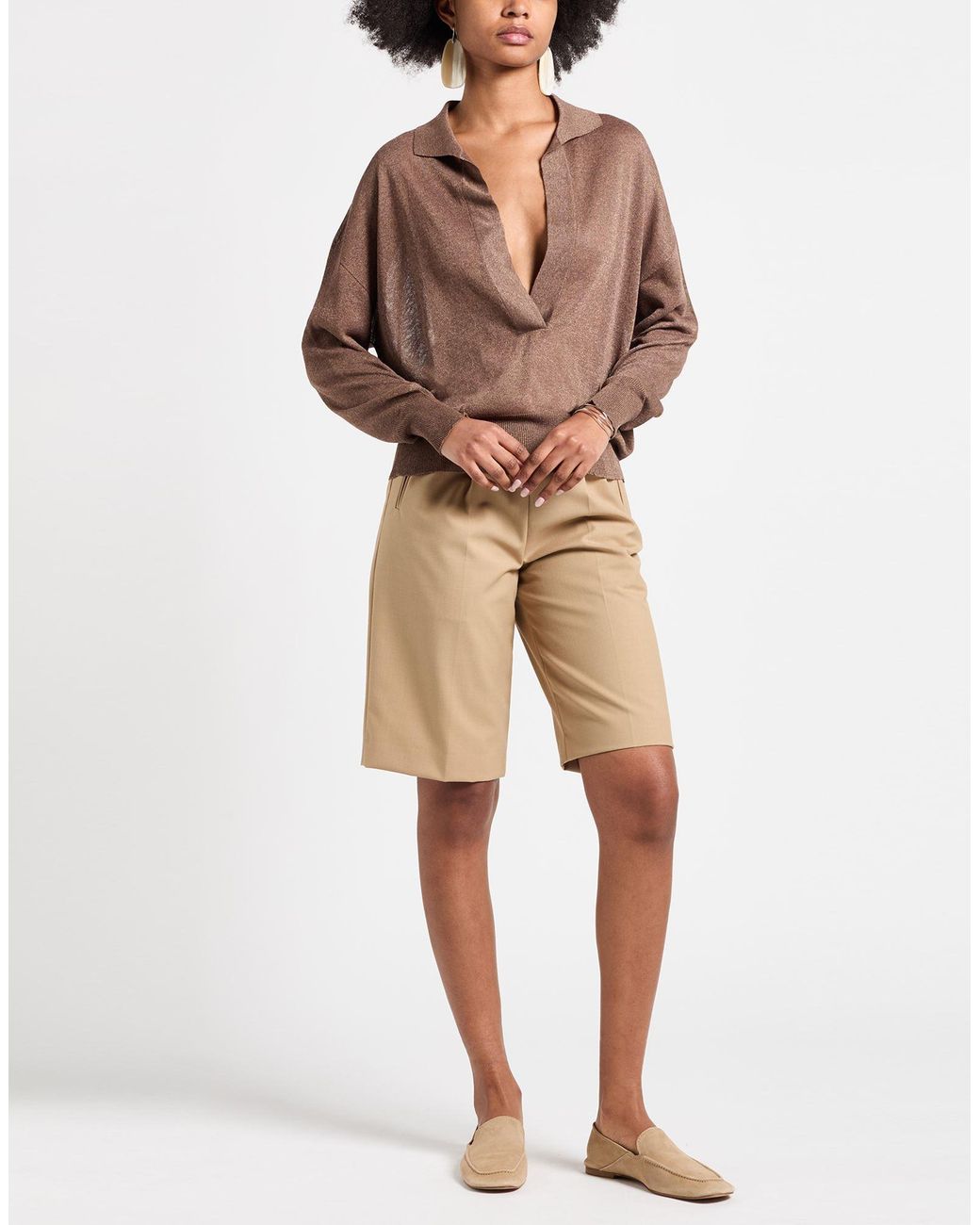 Pullover Alpha Studio de color Brown