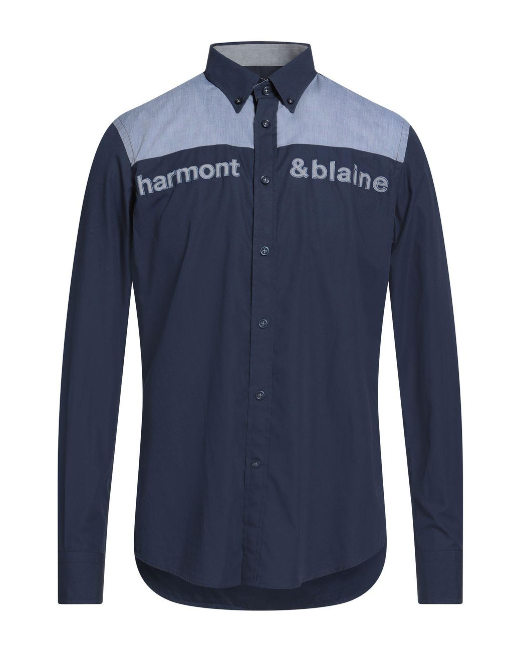 Harmont & Blaine Blue Shirt Cotton for men