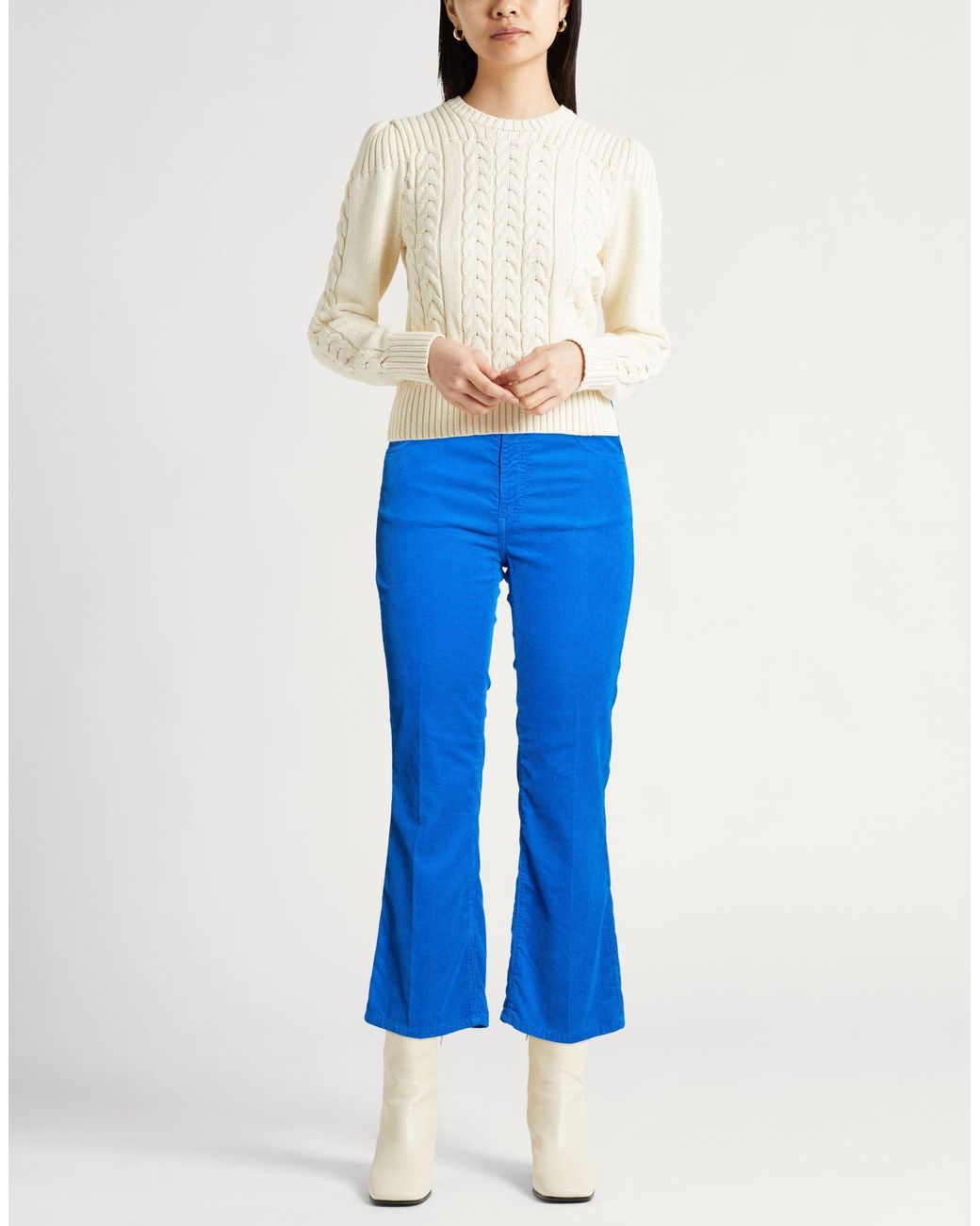 Jucca Blue Azure Pants Cotton, Lyocell, Elastane