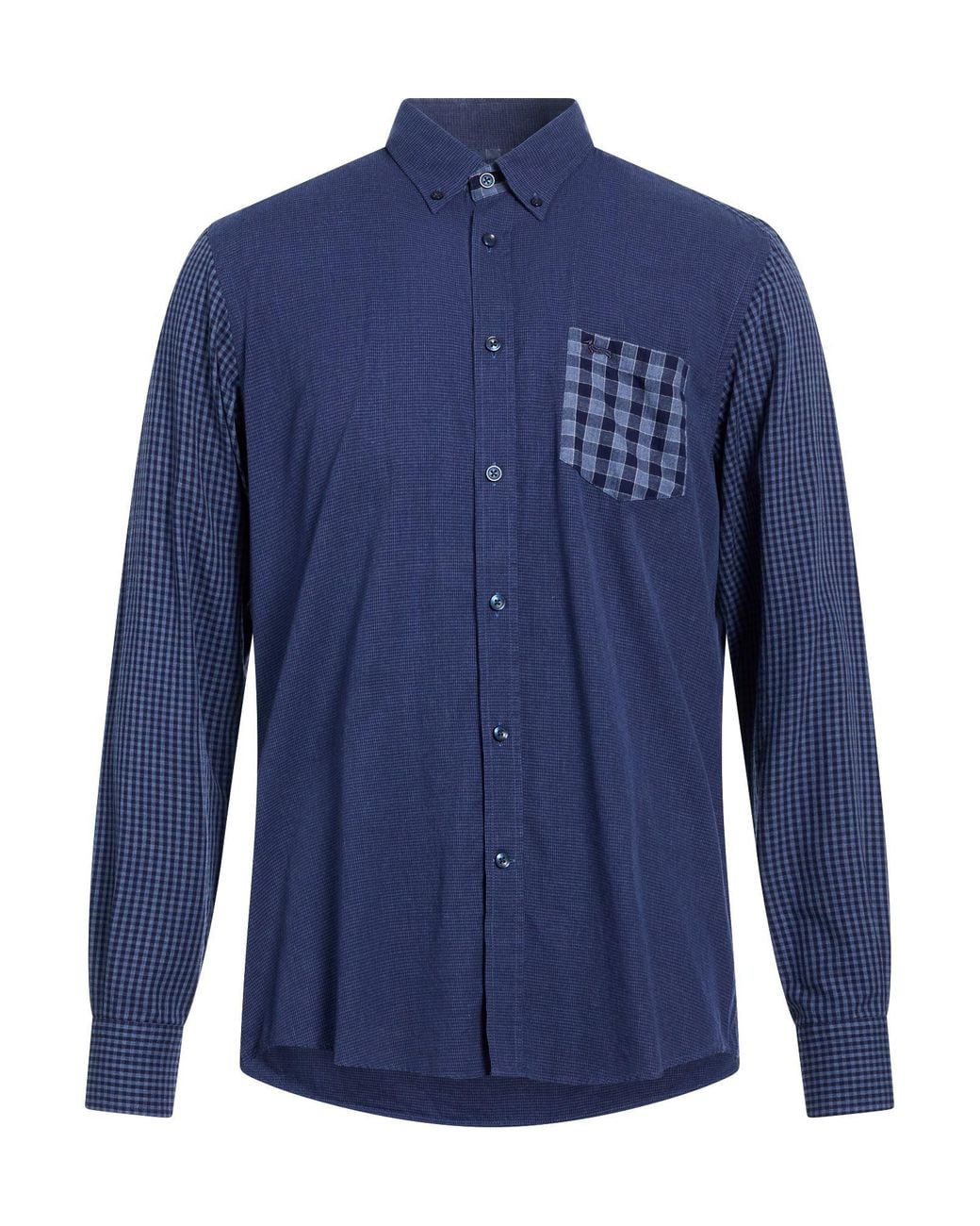 Harmont & Blaine Blue Shirt Cotton for men