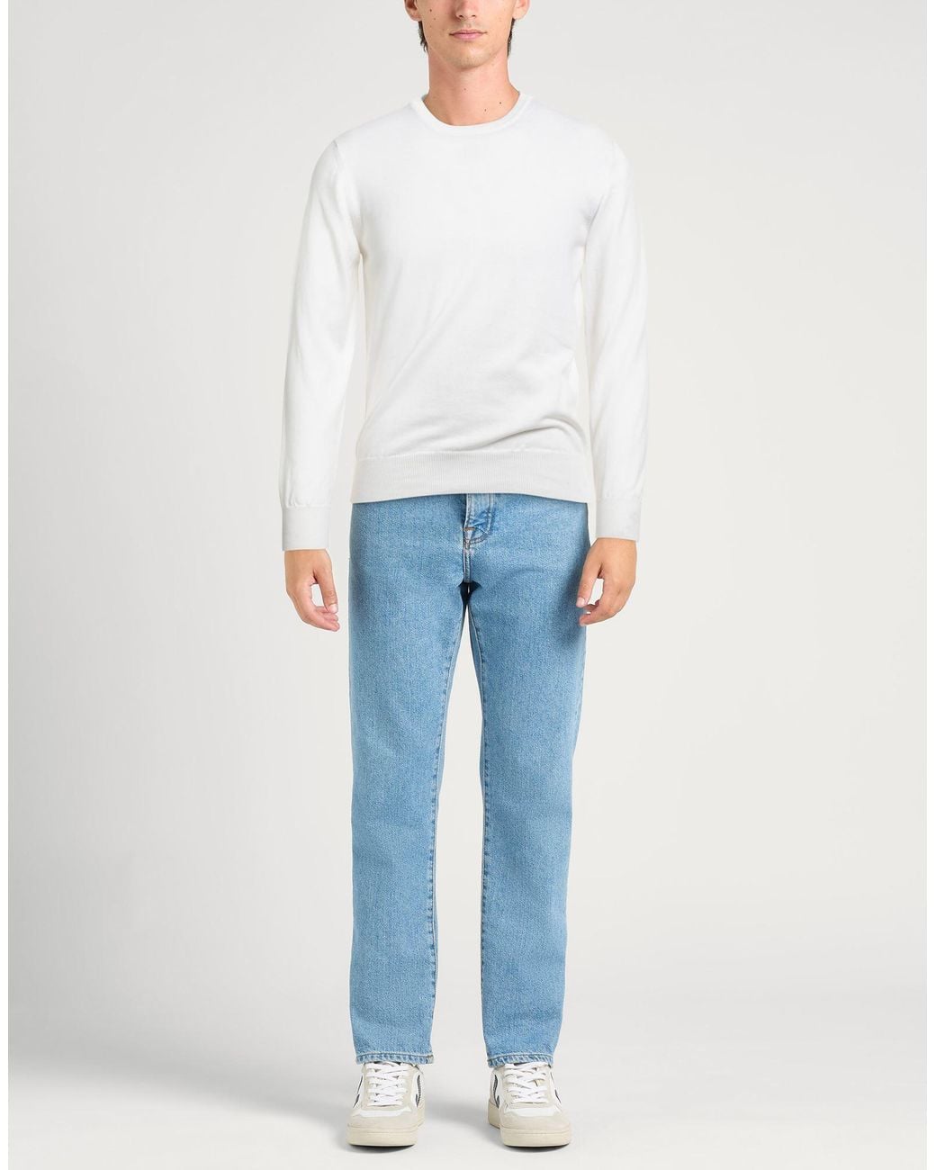 Ballantyne White Jumper for men