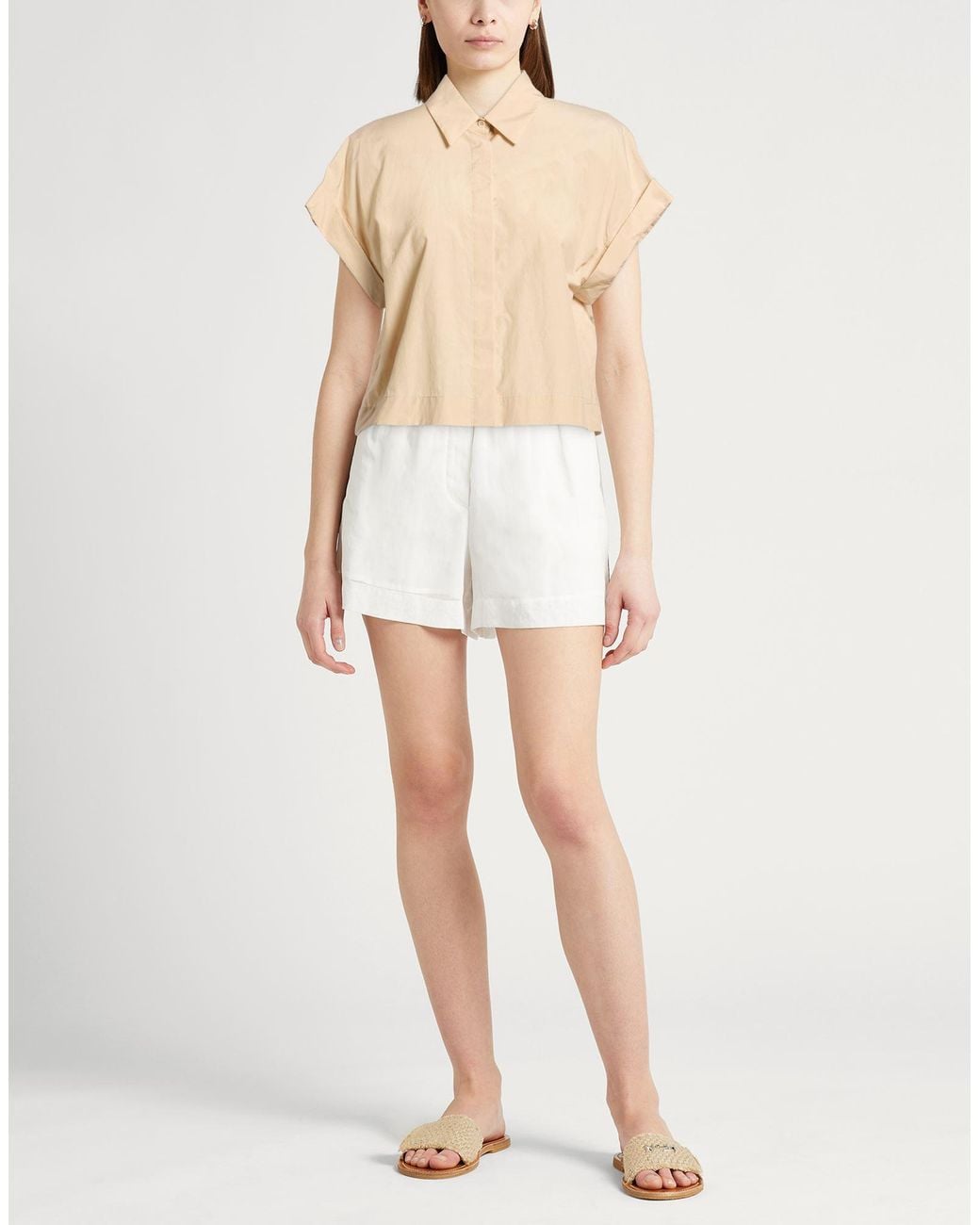 Peserico Natural Shirt Cotton, Polyester