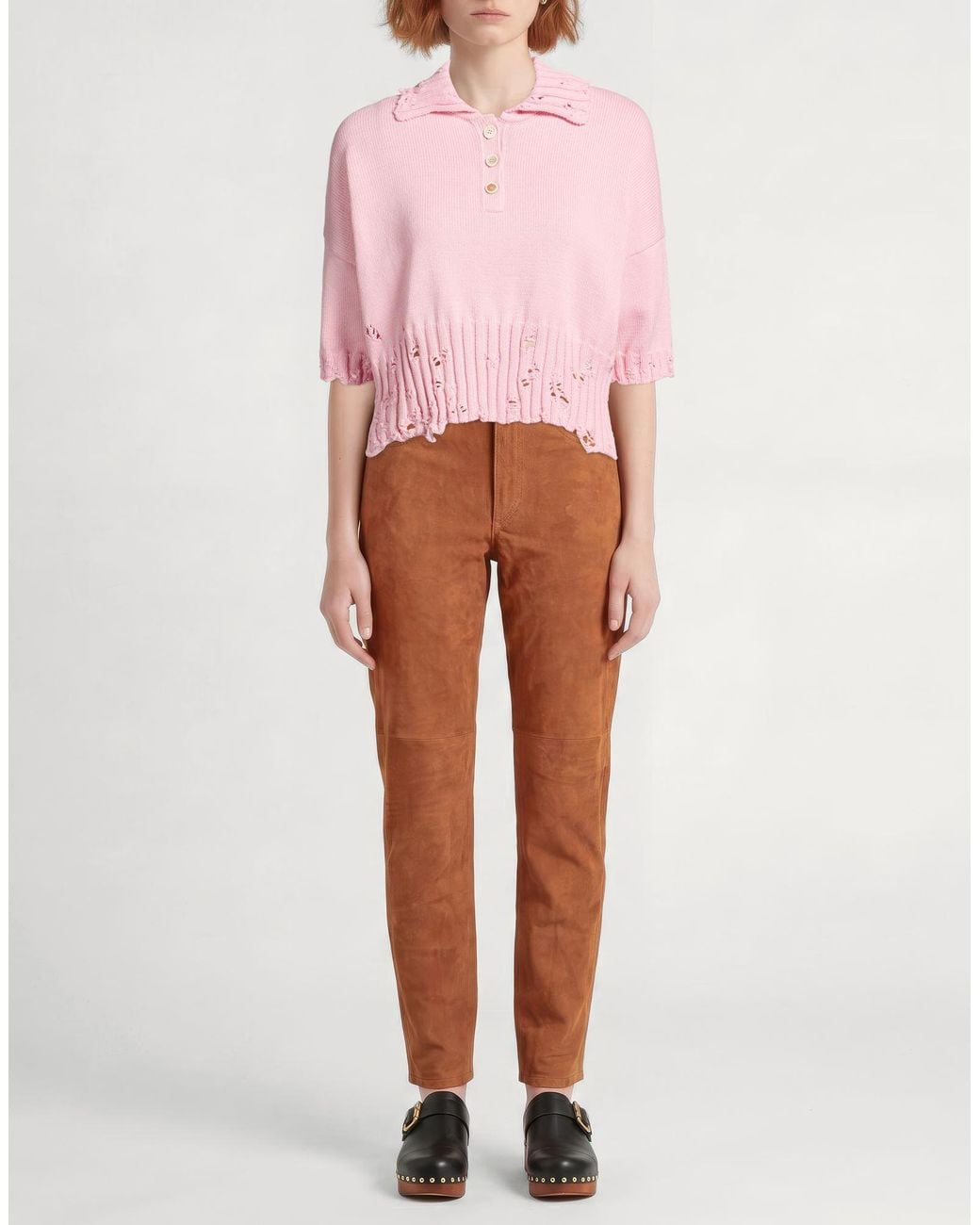 Marni Pink Polo Shirt