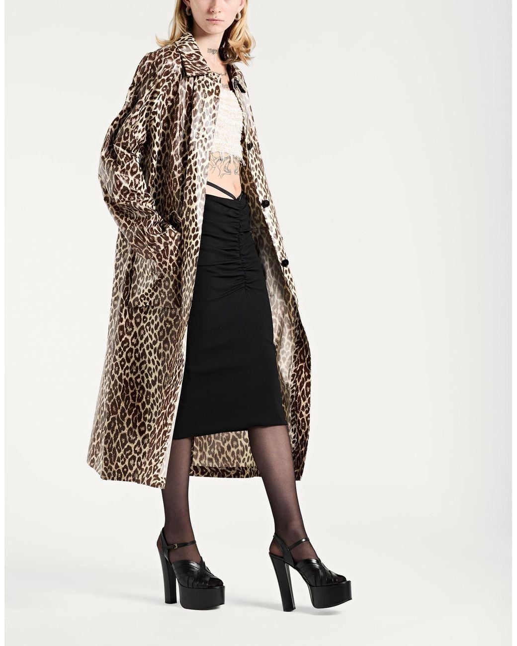 Jil Sander Brown Overcoat & Trench Coat