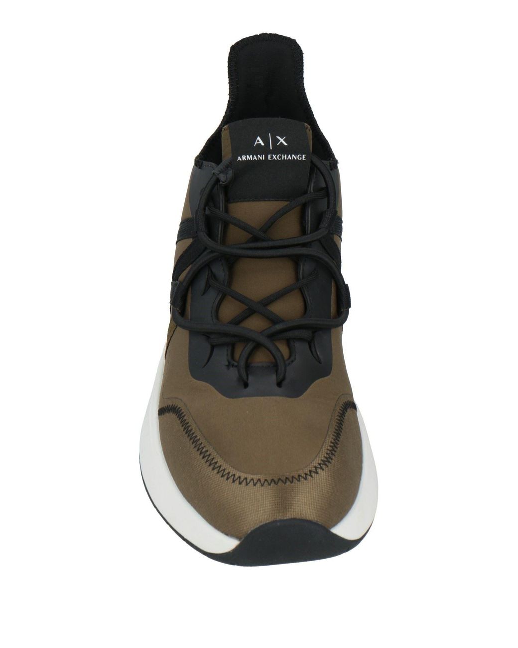 ARMANI EXCHANGE Black Sneakers Polyamide, Elastane, Polyester for men