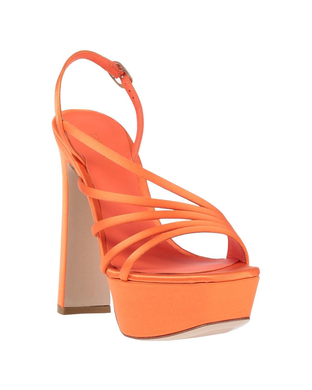 Le Silla Orange Sandals