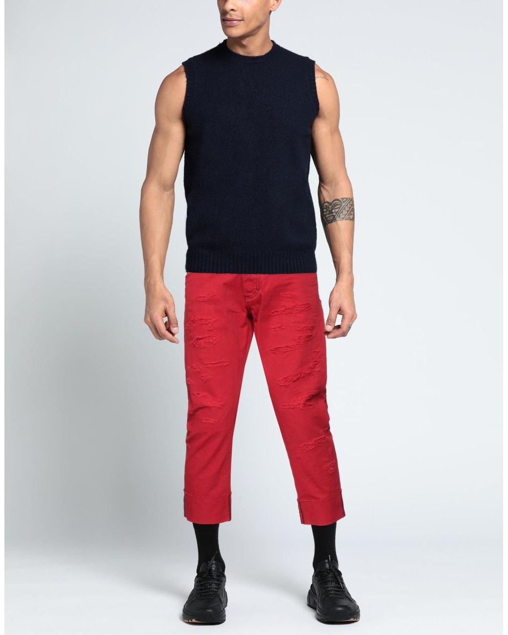 DSquared² Red Jeans for men