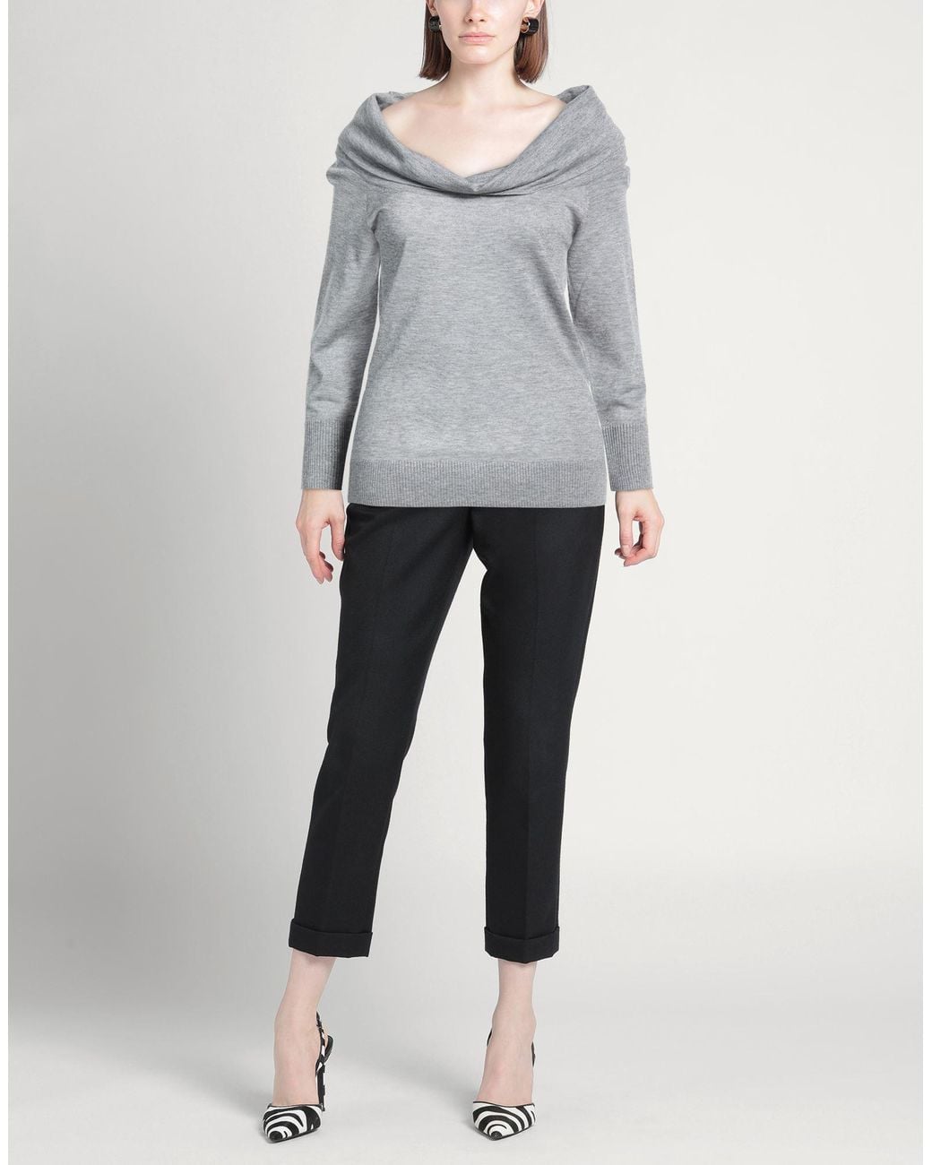 ALESSIA SANTI Gray Jumper