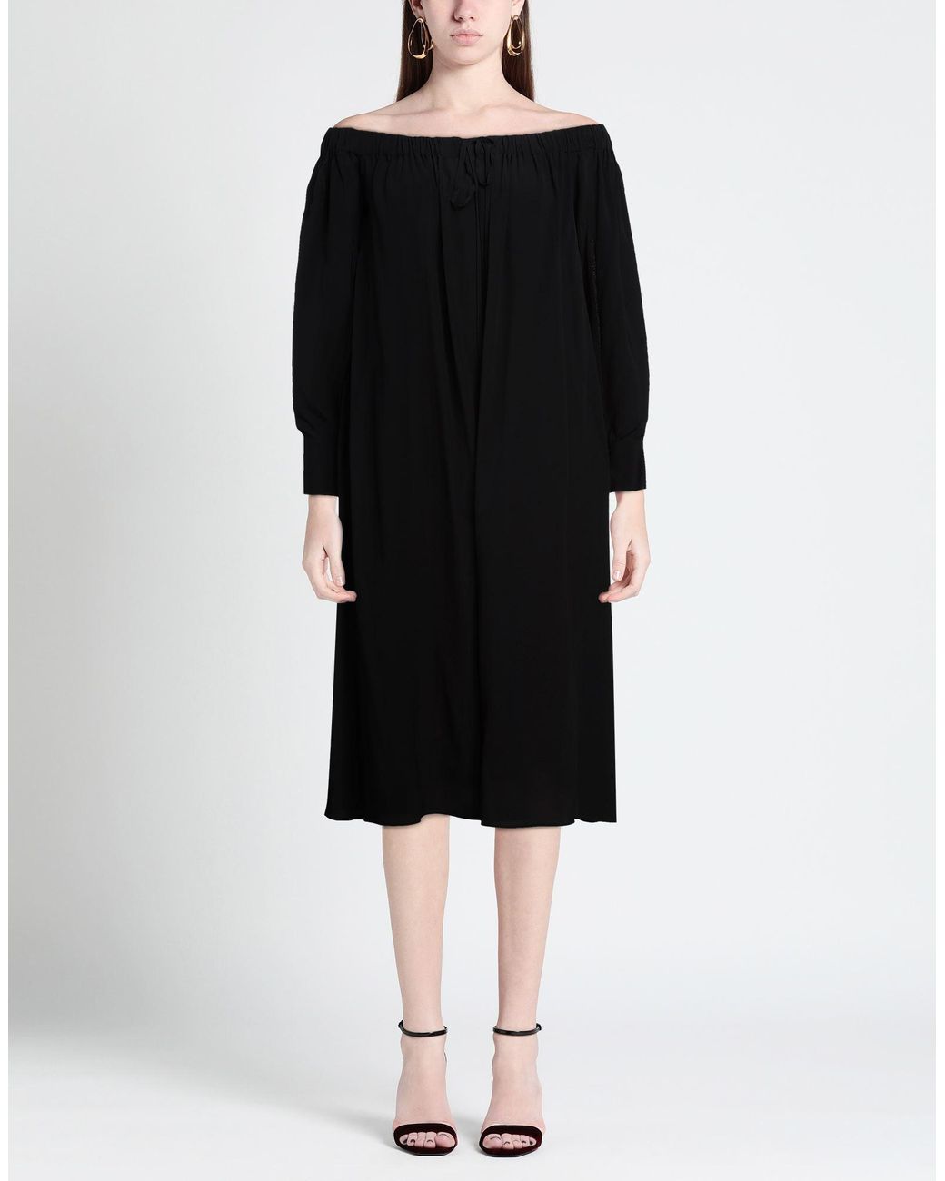 Robe midi Jucca en coloris Black