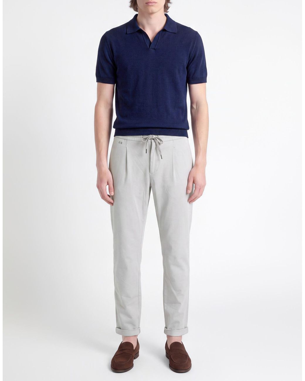 Tramarossa Gray Light Pants Cotton, Elastane for men