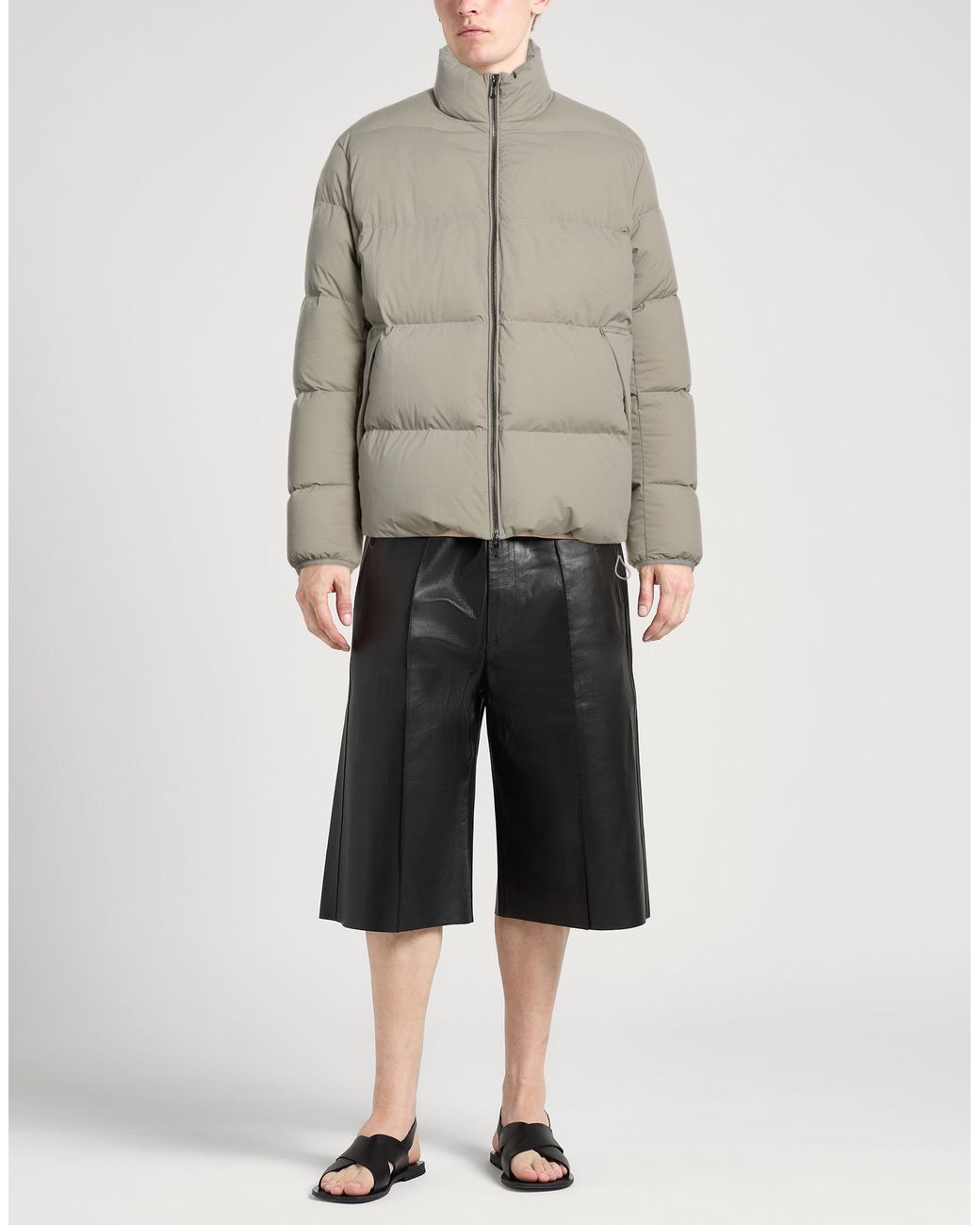 Emporio Armani Gray Puffer for men