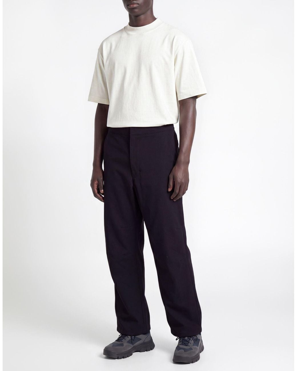 Nike Blue Midnight Pants Polyester, Wool, Elastane for men