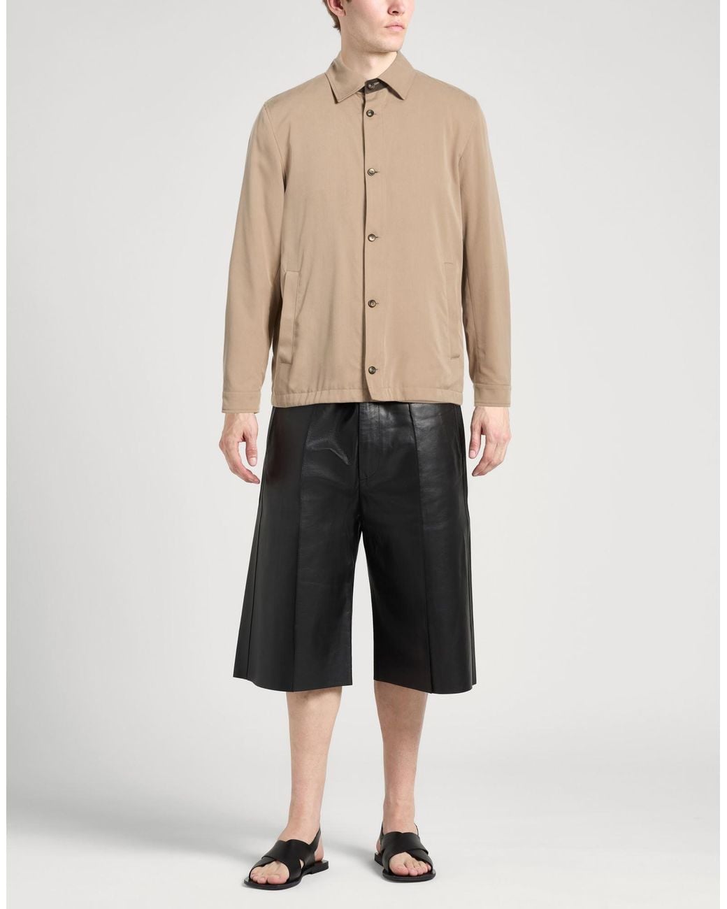 Herno Natural Sand Jacket Polyester for men