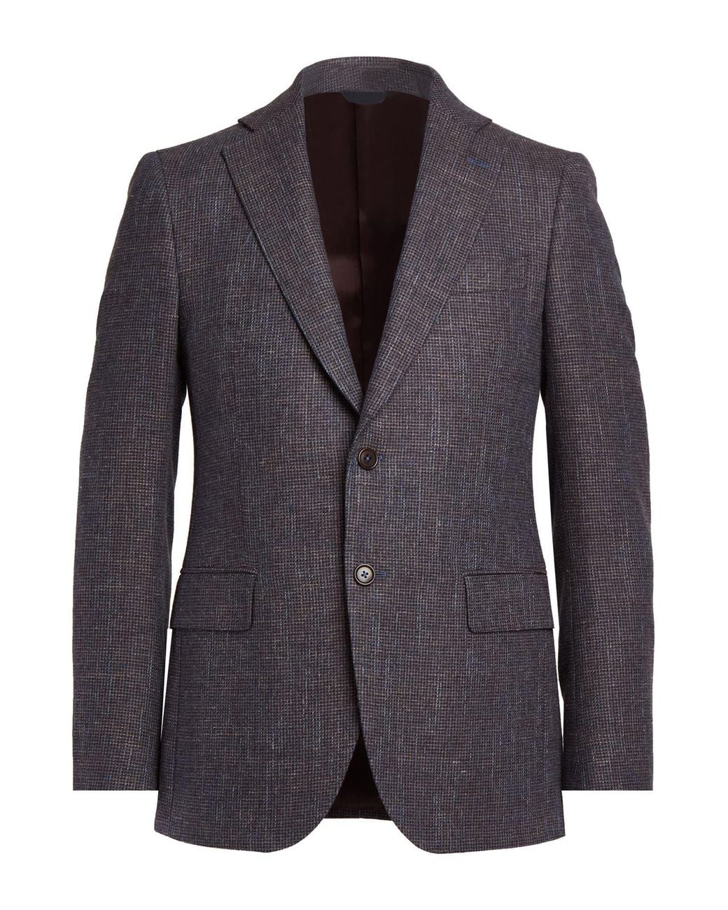 Tombolini Blue Blazer Wool, Cotton, Linen, Polyamide for men