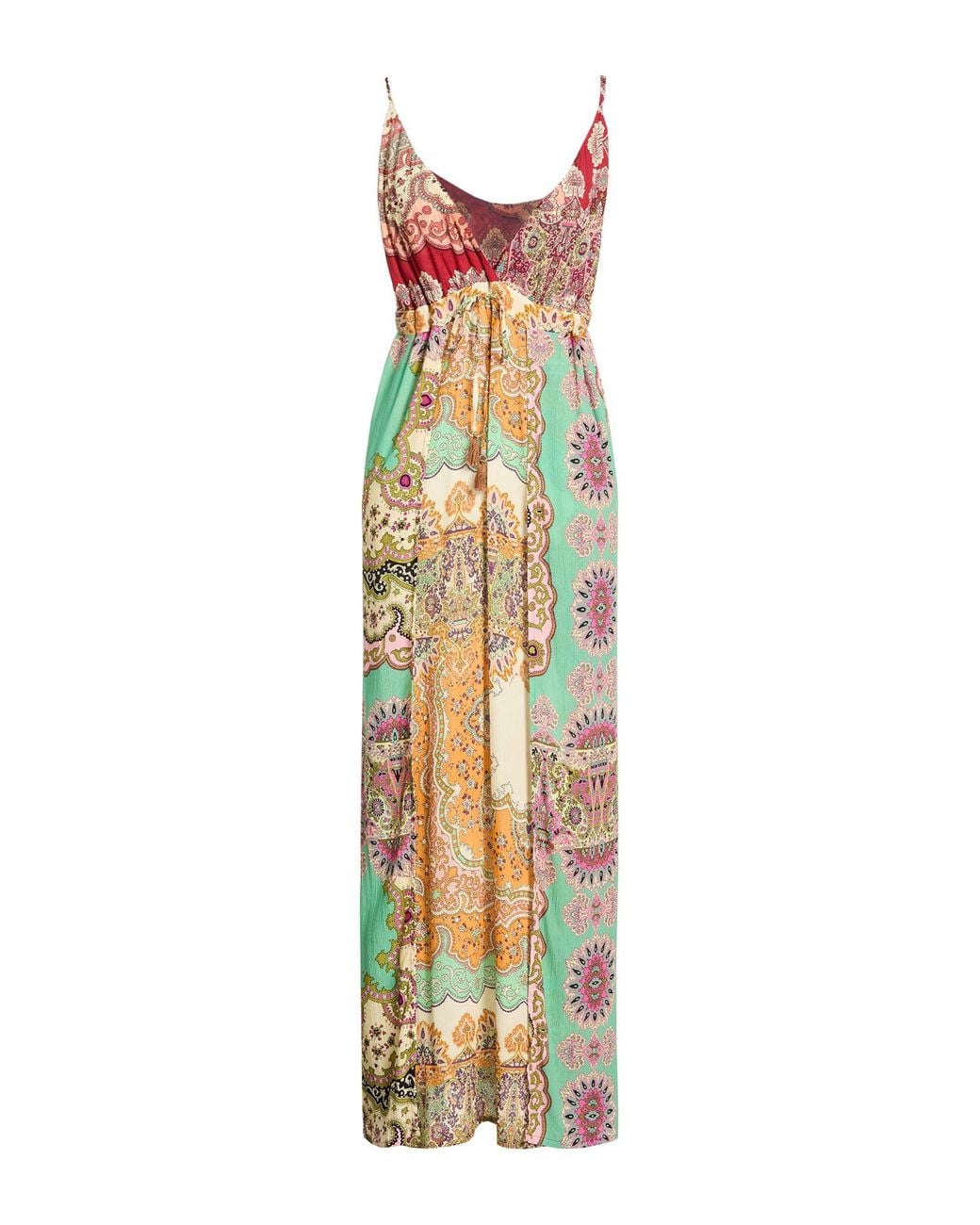 Miss Bikini Metallic Brick Maxi Dress Viscose