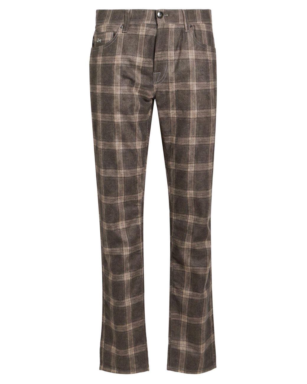 Tramarossa Gray Chocolate Pants Virgin Wool for men