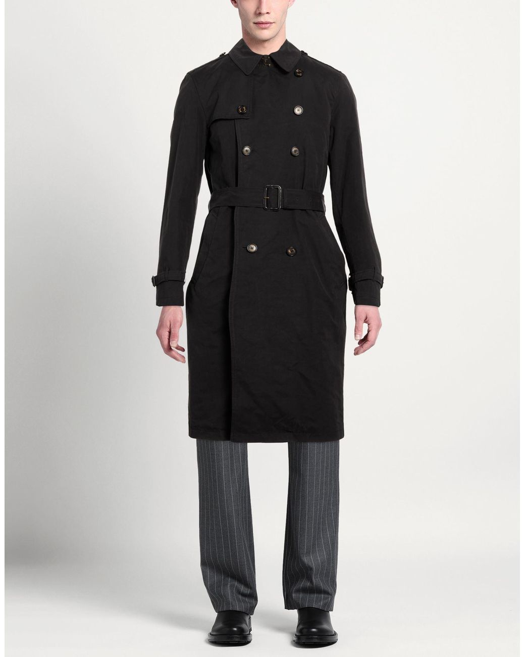 Sealup Black Overcoats & Trench Coats for men