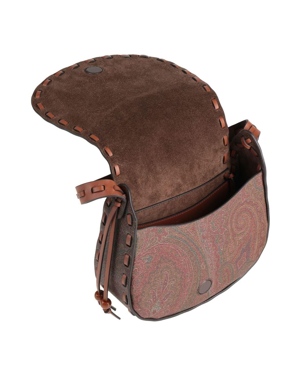 Etro Brown Cross-Body Bag Leather