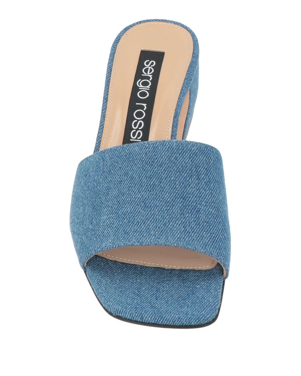 Sergio Rossi Blue Sandals