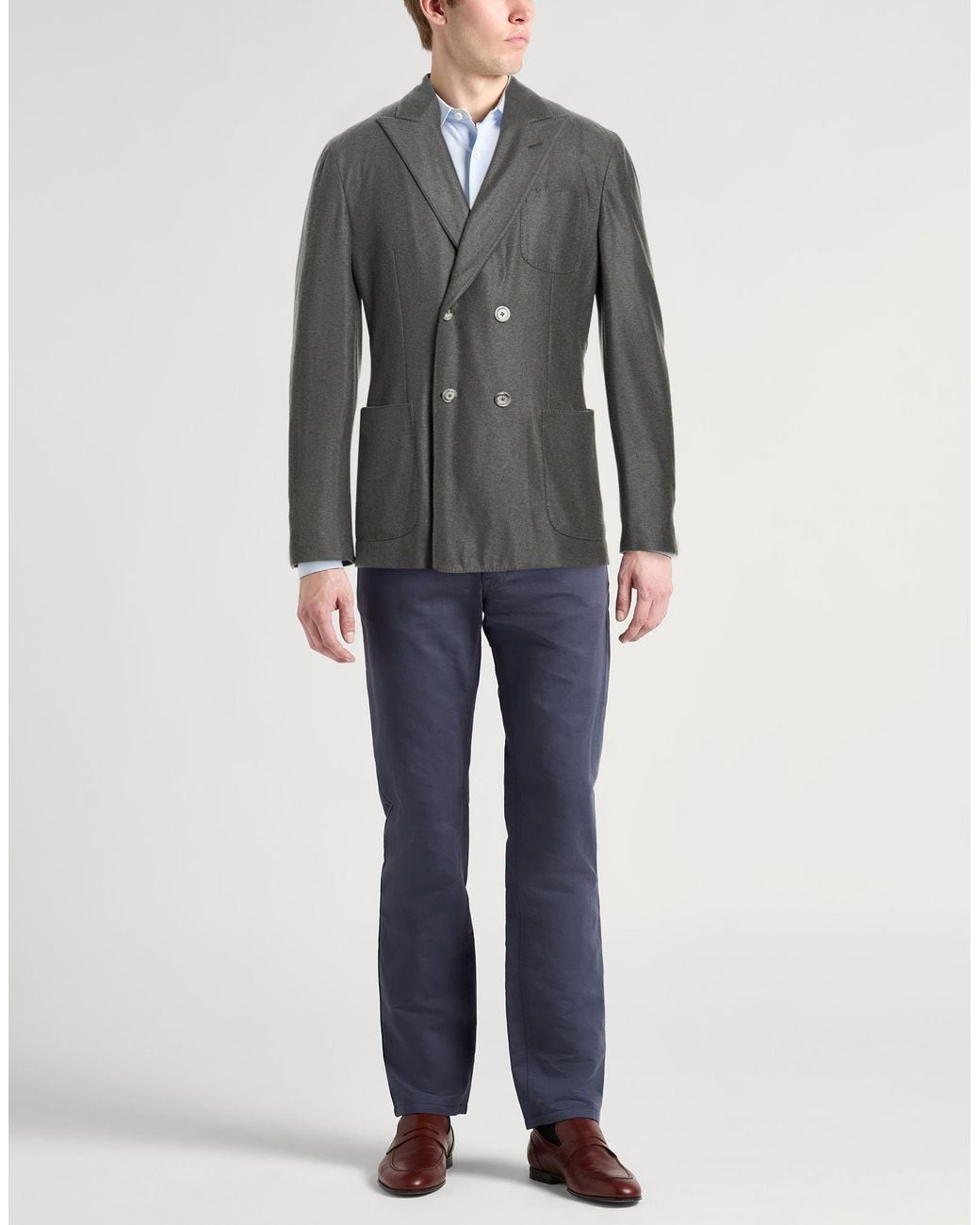 Fedeli Gray Blazer for men