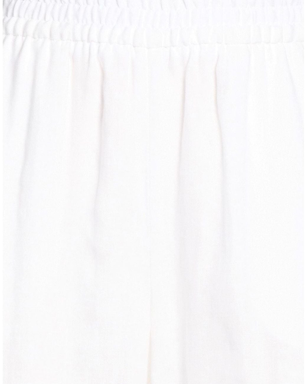 Eleventy White Pants Linen