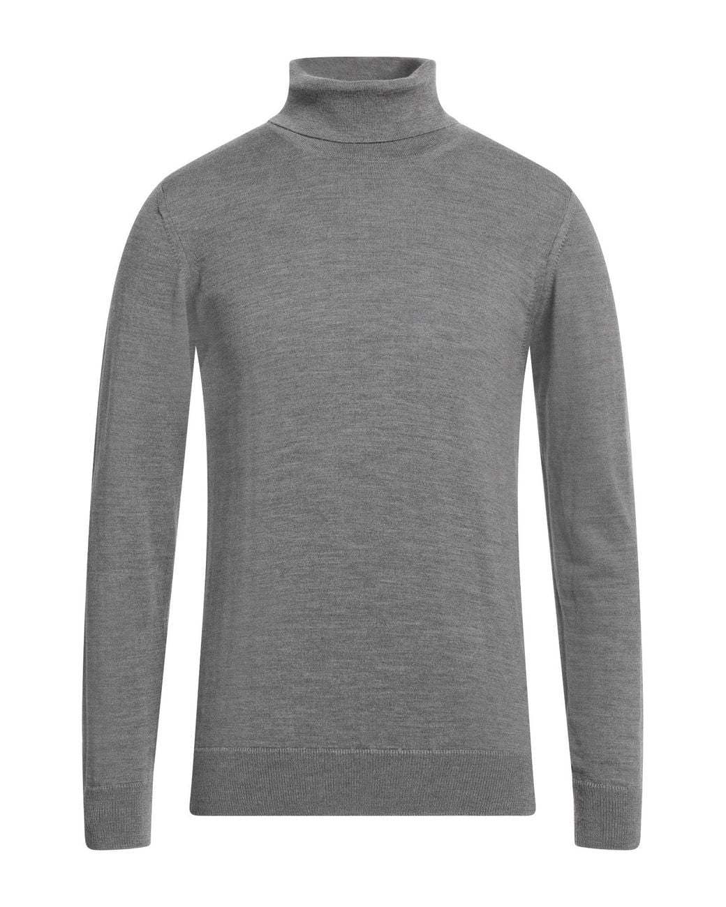 Alpha Studio Gray Turtleneck for men