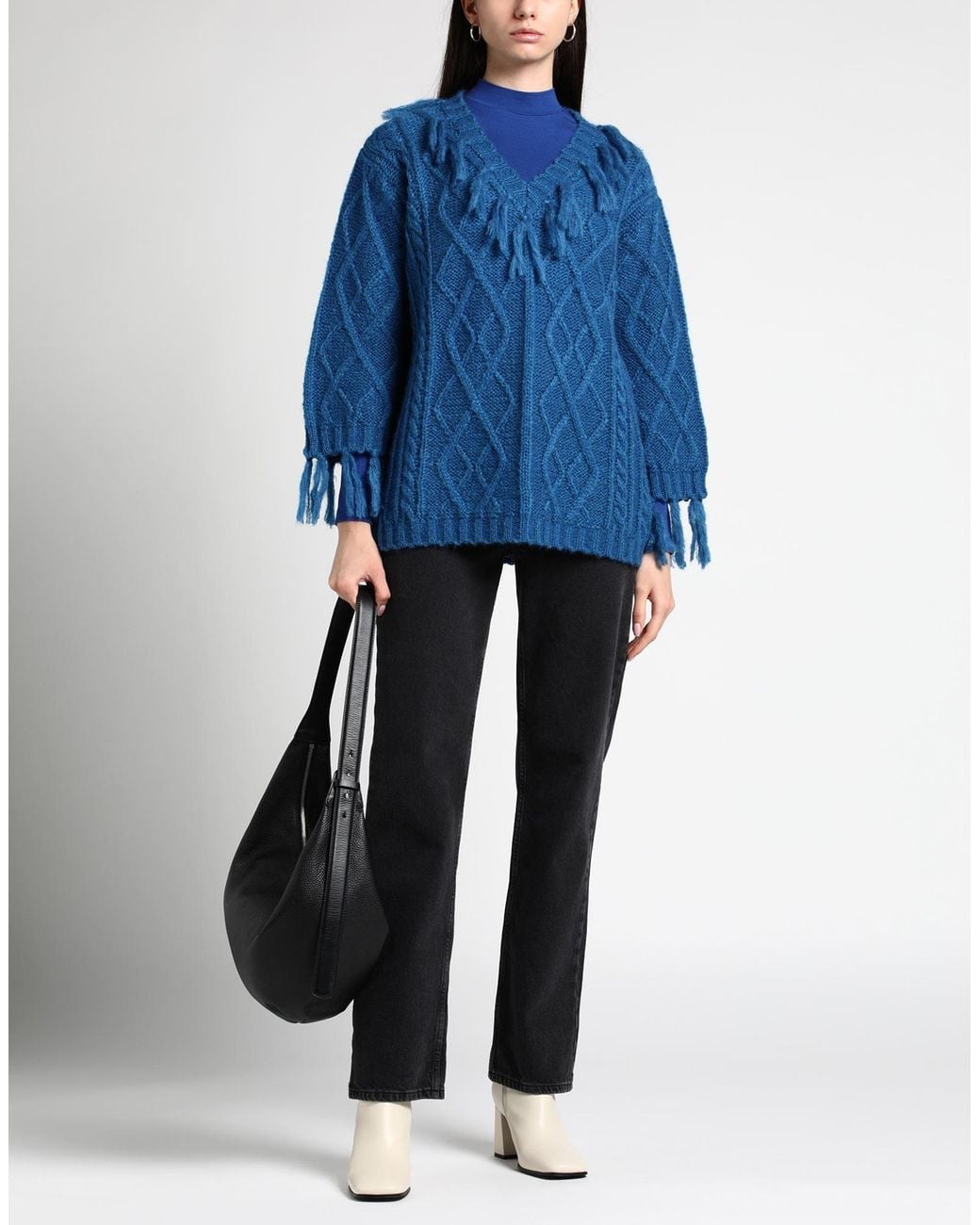Pink Memories Blue Jumper