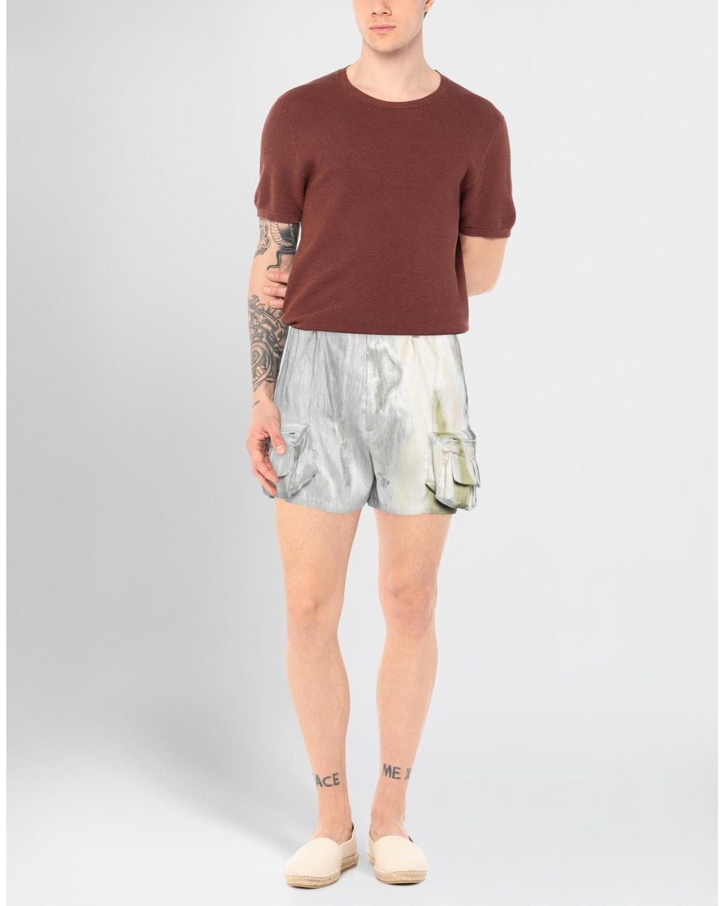 Fendi Gray Shorts & Bermuda Shorts for men