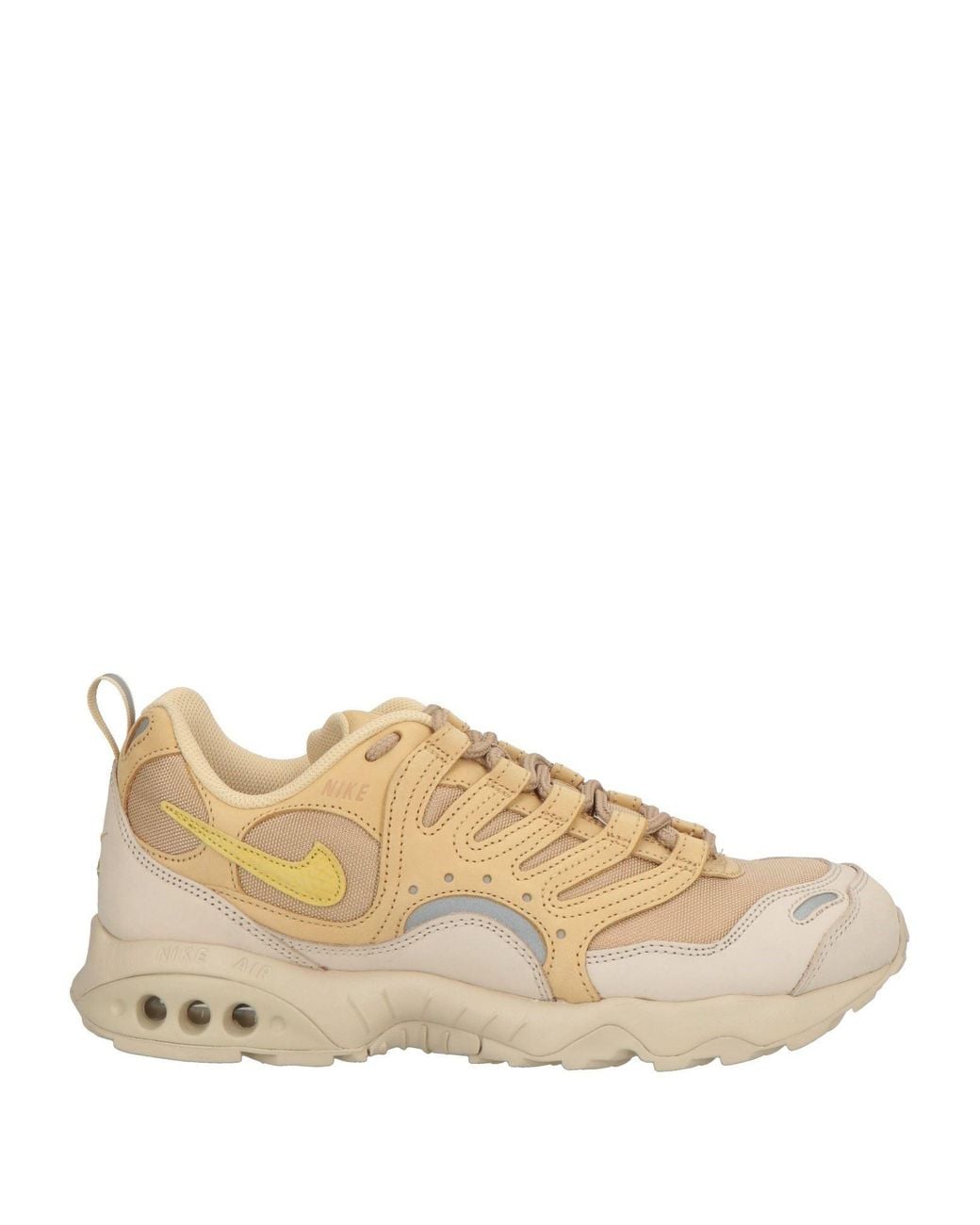Nike Natural Sneakers Leather, Textile Fibers