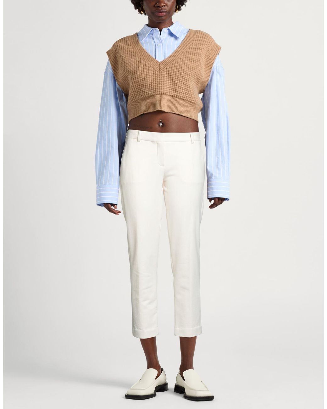 Circolo 1901 White Trouser