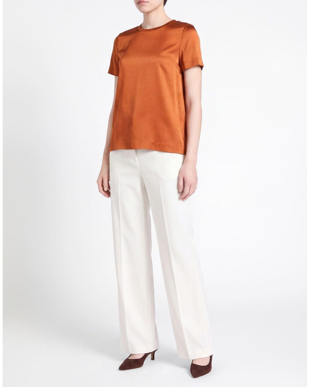 Carla G Orange Top