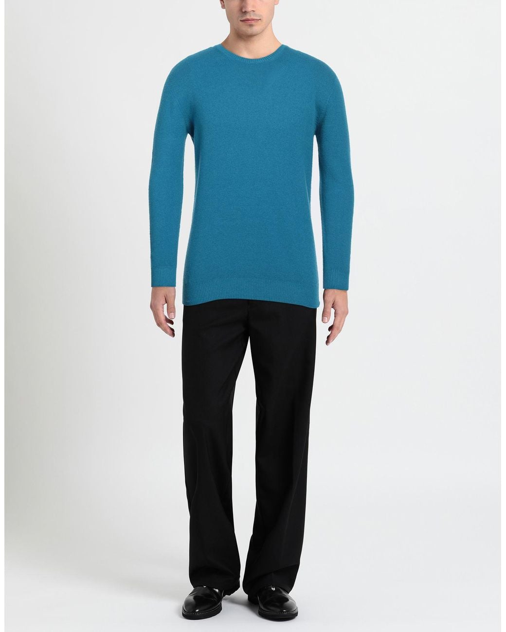 120% Lino Pullover in Blue für Herren