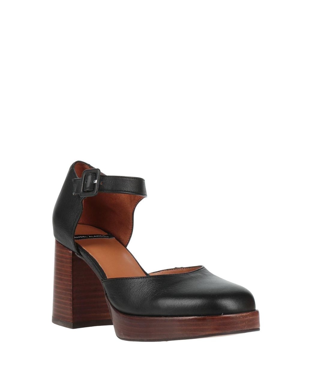 Angel Alarcon Black Pumps Leather
