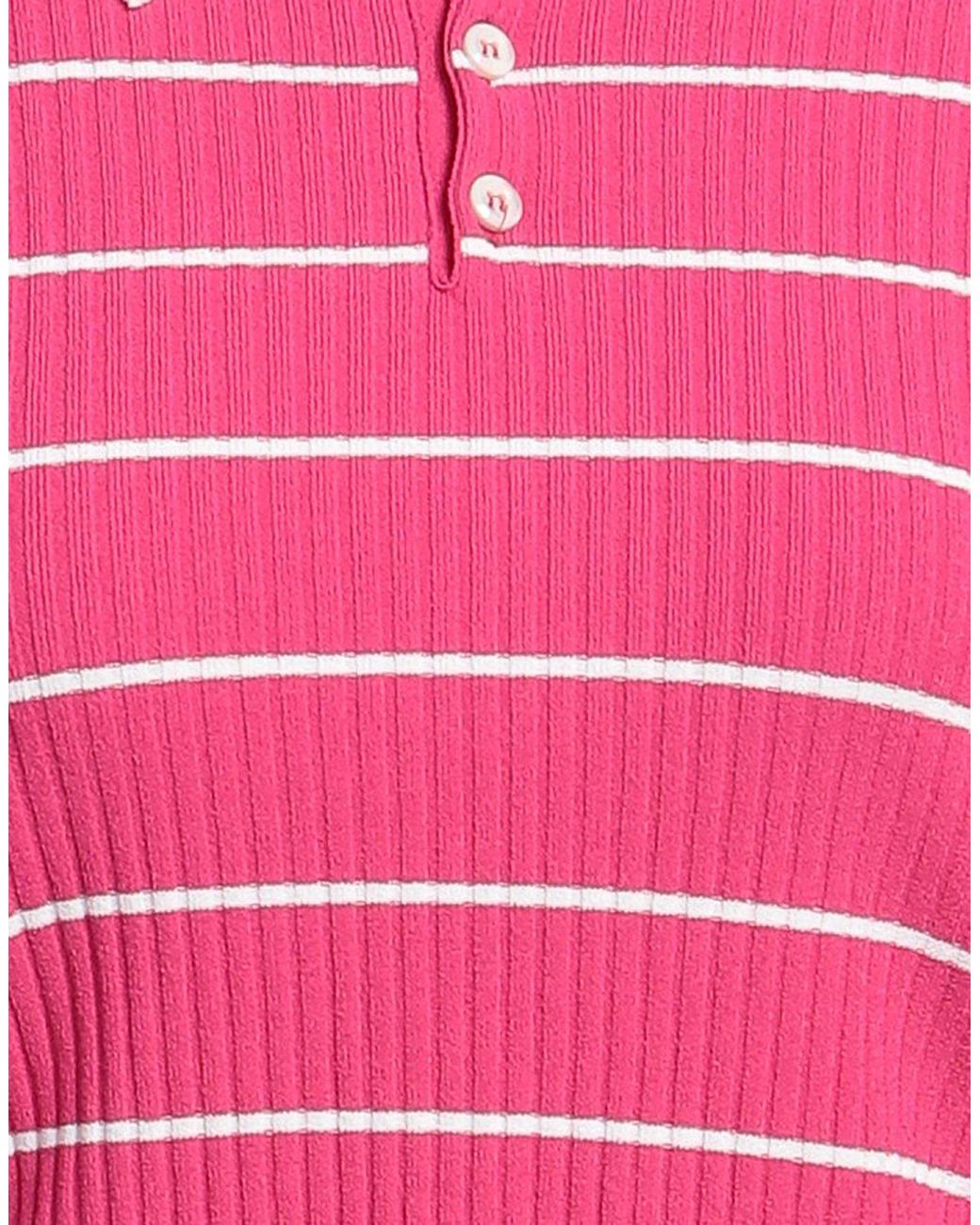 DSquared² Pink Polo Shirt Viscose, Polyester