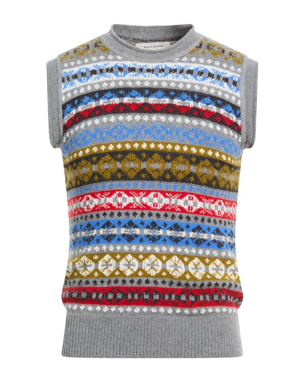 Pullover di Wales Bonner in Gray da Uomo