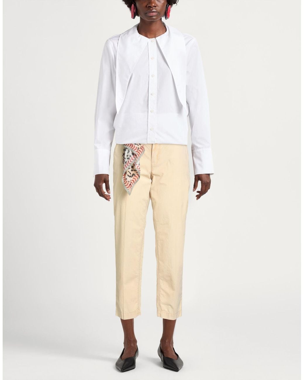Guess Natural Pants Cotton