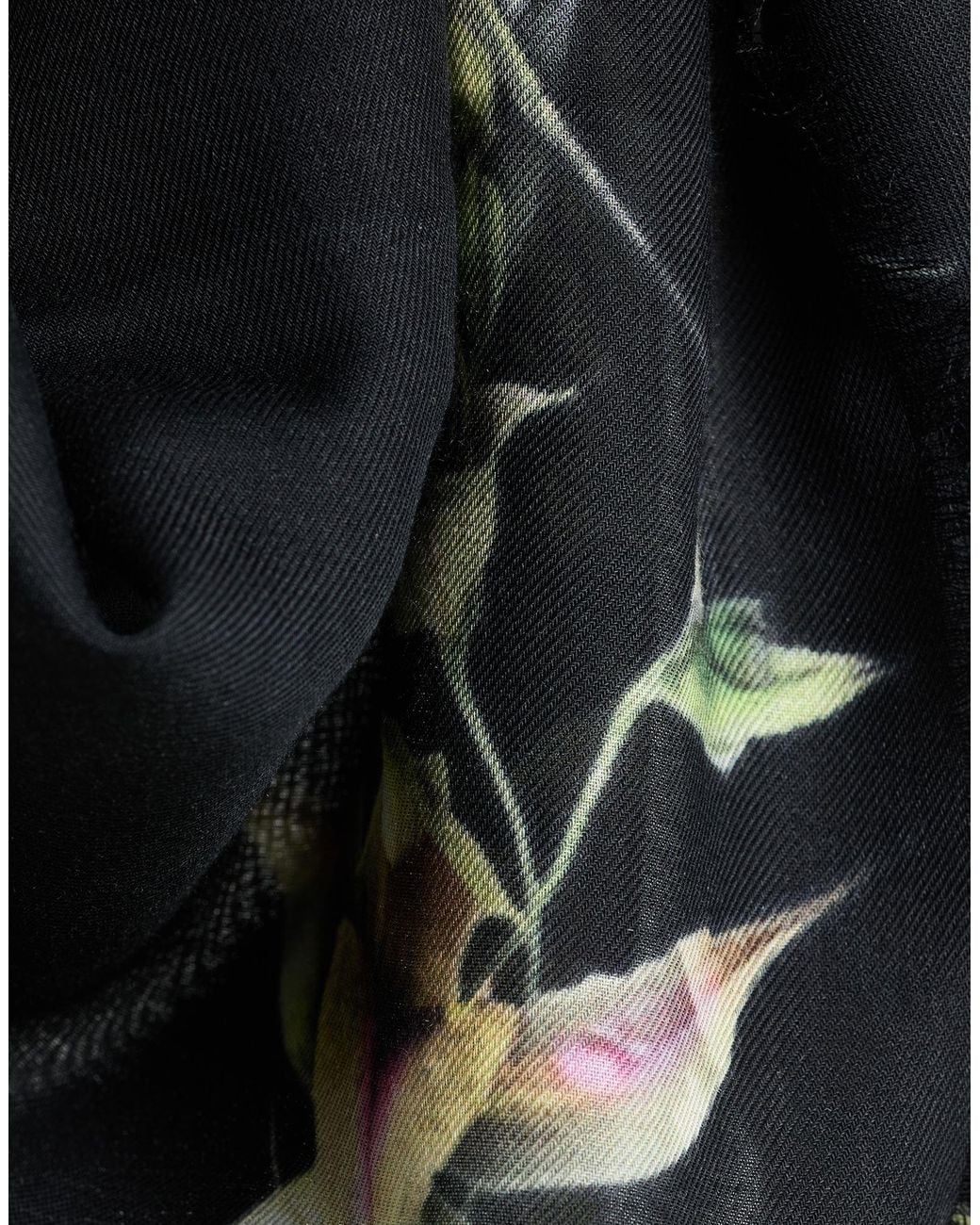 Givenchy Black Scarf Modal, Cashmere for men