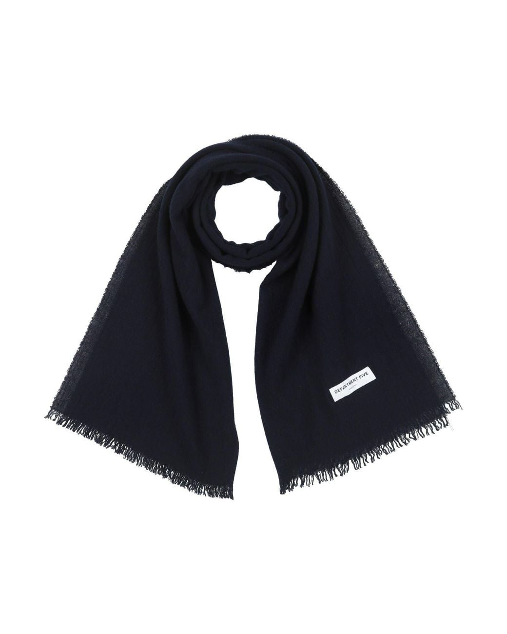 Department 5 Blue Scarf Wool