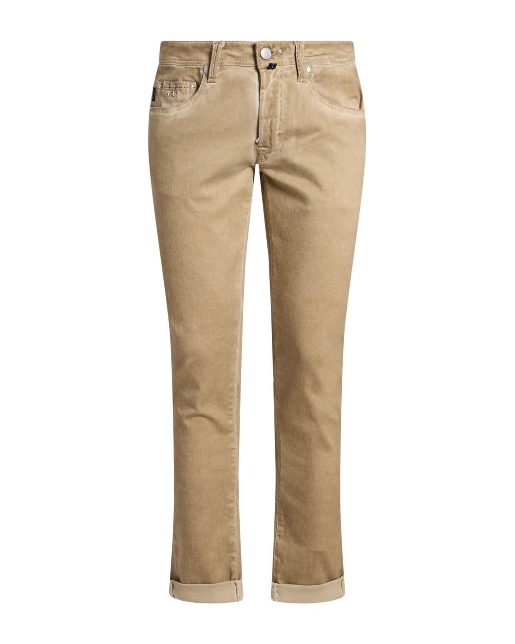 Tramarossa Natural Camel Jeans Cotton, Polyester, Elastane for men