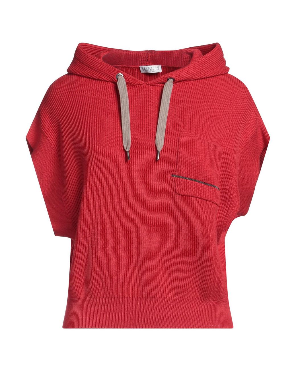 Brunello Cucinelli Red Pullover