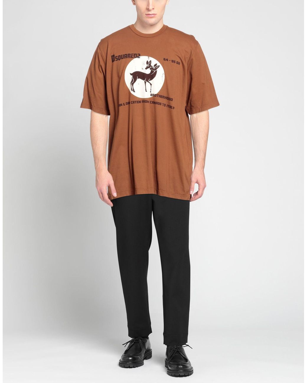 DSquared² Brown T-shirt for men