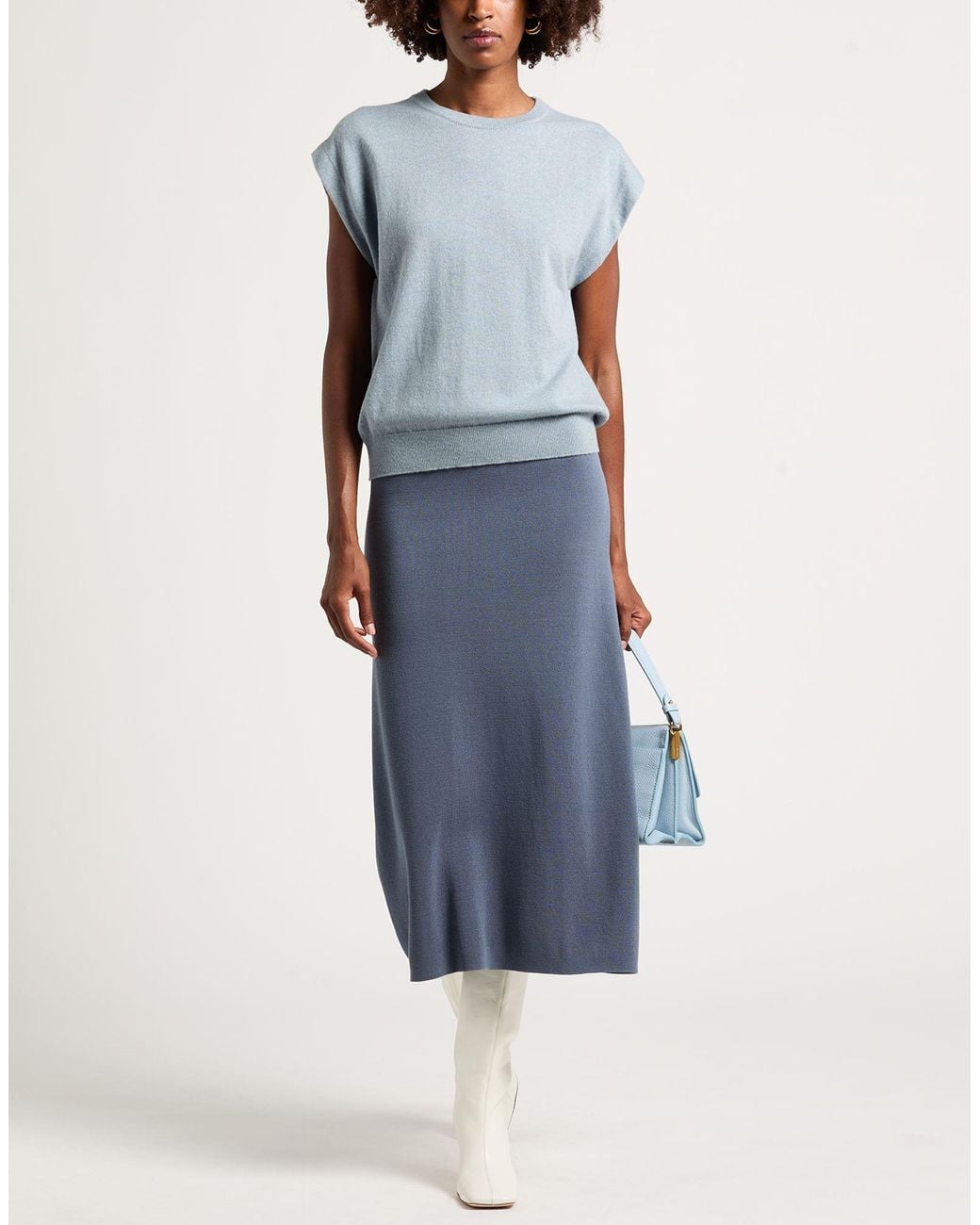 Brunello Cucinelli Blue Pullover
